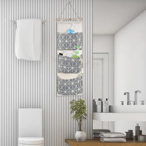 KIVRENO Entryway Essentials Organizer 3 pocket wall storage