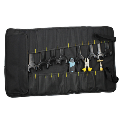 KIVRENO Roll-Up Tool Organizer rolled for transport